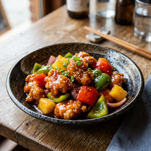 Sweet & Sour Chicken Hong Kong Style